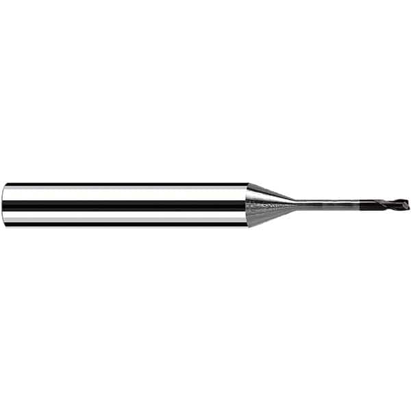 Fraisa - 6mm Diam 2 Flute Solid Carbide 0.5mm Corner Radius End Mill - USA Tool & Supply