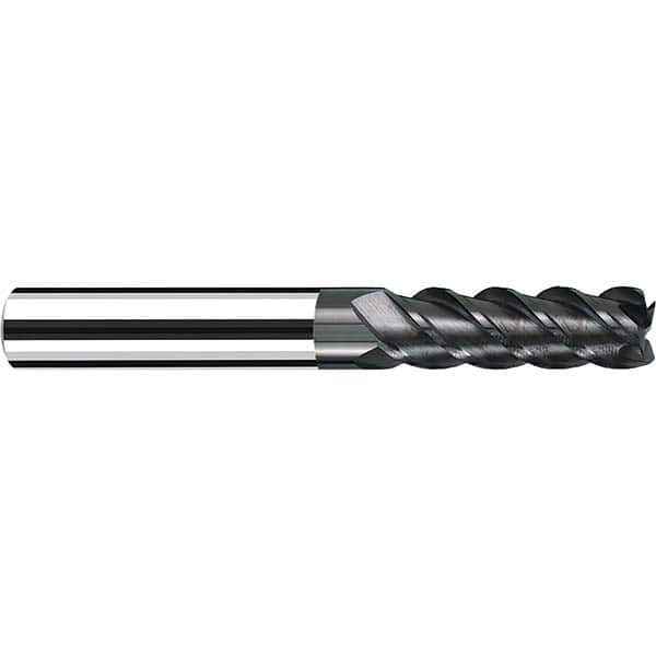 Fraisa - 3/8, 1-1/2" LOC, 3/8" Shank Diam, 4" OAL, 4 Flute Solid Carbide Square End Mill - USA Tool & Supply