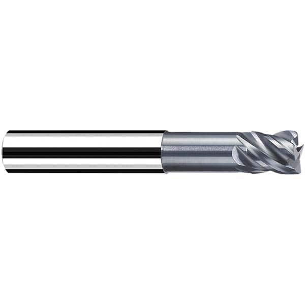 Fraisa - 12mm Diam 4 Flute Solid Carbide 0.2mm Corner Radius End Mill - USA Tool & Supply