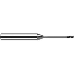 Fraisa - 4mm Diam, 6mm LOC, 2 Flute Solid Carbide Ball End Mill - USA Tool & Supply