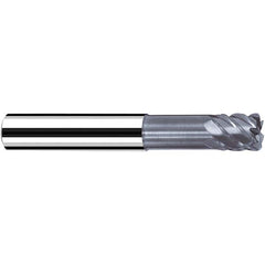 Fraisa - 5mm Diam 4 Flute Solid Carbide 0.5mm Corner Radius End Mill - USA Tool & Supply