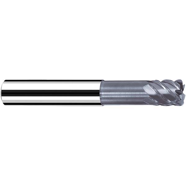 Fraisa - 10mm Diam 6 Flute Solid Carbide 0.5mm Corner Radius End Mill - Exact Industrial Supply