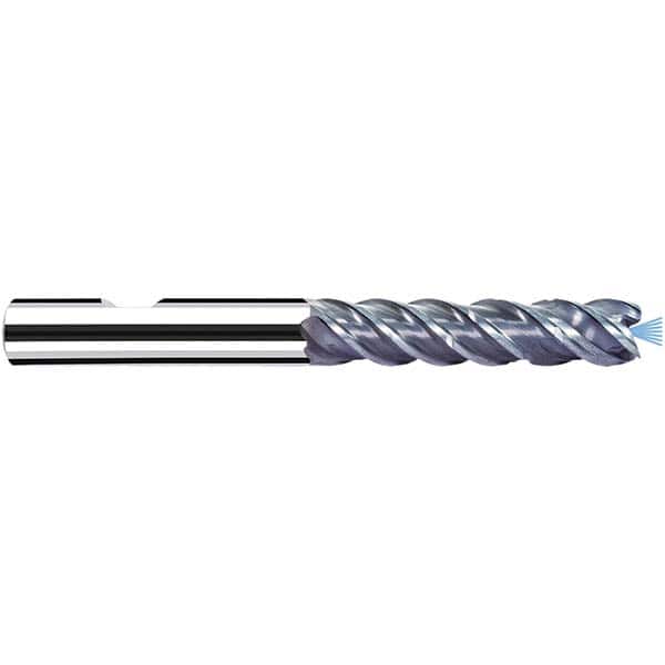 Fraisa - 6mm Diam 4 Flute Solid Carbide 0.1mm Corner Radius End Mill - USA Tool & Supply