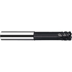 Fraisa - 1/4" Diam 6 Flute Solid Carbide 0.02" Corner Radius End Mill - USA Tool & Supply
