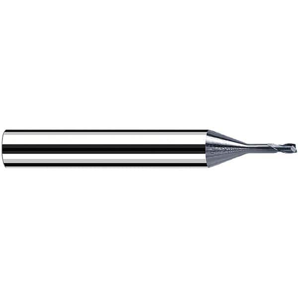 Fraisa - 0.1mm, 6mm LOC, 57mm OAL, 2 Flute Solid Carbide Square End Mill - USA Tool & Supply