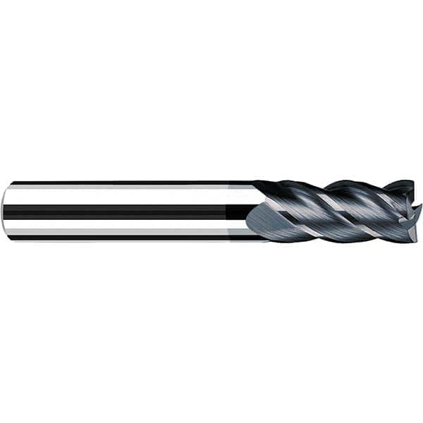 Fraisa - 1, 2" LOC, 1" Shank Diam, 5" OAL, 4 Flute Solid Carbide Square End Mill - USA Tool & Supply