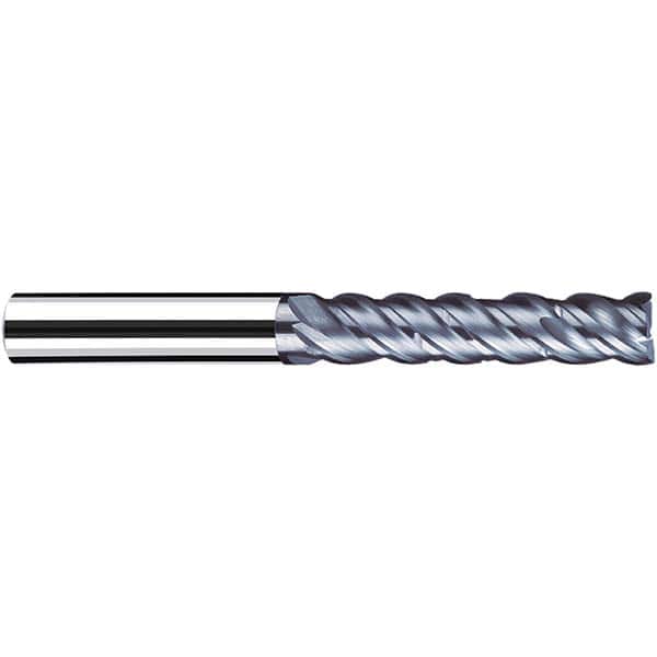 Fraisa - 3/8, 1-1/2" LOC, 3/8" Shank Diam, 3-1/2" OAL, 4 Flute Solid Carbide Square End Mill - USA Tool & Supply