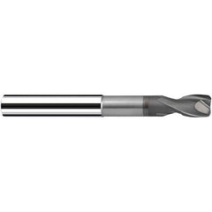 Fraisa - 8mm Diam 2 Flute Solid Carbide 0.5mm Corner Radius End Mill - USA Tool & Supply