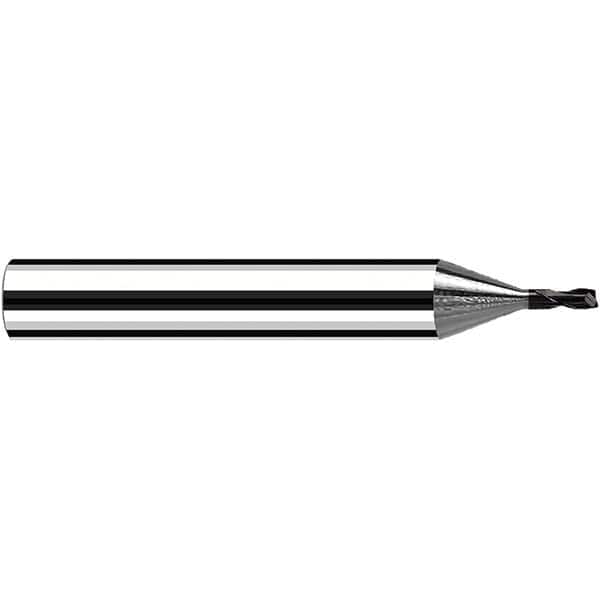 Fraisa - 6mm Diam 2 Flute Solid Carbide 0.2mm Corner Radius End Mill - USA Tool & Supply