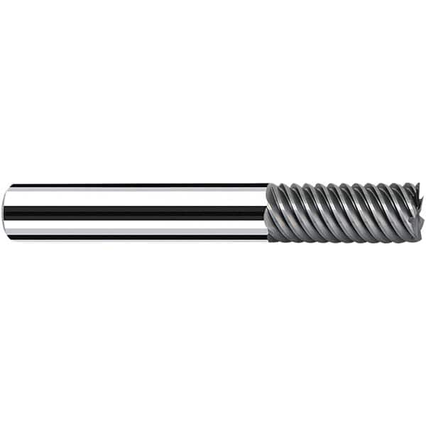 Fraisa - 5mm, 13mm LOC, 57mm OAL, 5 Flute Solid Carbide Square End Mill - USA Tool & Supply