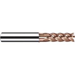 Fraisa - 3/8" Diam 4 Flute Solid Carbide 0.008" Corner Radius End Mill - USA Tool & Supply