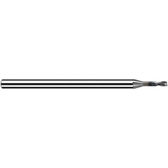 Fraisa - 1.2mm Diam 2 Flute Solid Carbide 0.2mm Corner Radius End Mill - USA Tool & Supply