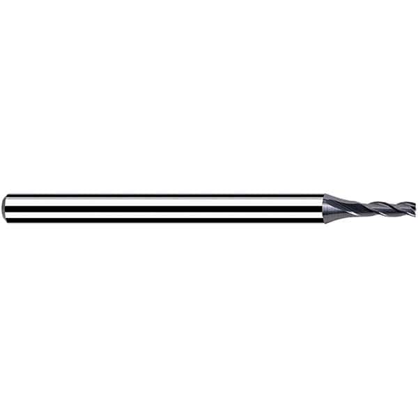 Fraisa - 0.4mm, 1.2mm LOC, 40mm OAL, 3 Flute Solid Carbide Square End Mill - USA Tool & Supply