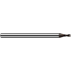 Fraisa - 2mm, 2.4mm LOC, 50mm OAL, 2 Flute Solid Carbide Square End Mill - USA Tool & Supply