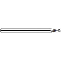 Fraisa - 2mm Diam 2 Flute Solid Carbide 0.2mm Corner Radius End Mill - USA Tool & Supply