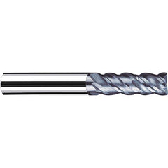 Fraisa - 1/8, 5/16" LOC, 1/4" Shank Diam, 2-1/4" OAL, 4 Flute Solid Carbide Square End Mill - USA Tool & Supply