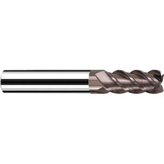 Fraisa - 3/8, 1" LOC, 3/8" Shank Diam, 3" OAL, 4 Flute Solid Carbide Square End Mill - USA Tool & Supply
