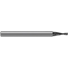 Fraisa - 1.6mm, 5mm LOC, 40mm OAL, 2 Flute Solid Carbide Square End Mill - USA Tool & Supply