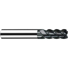 Fraisa - 3/8, 1" LOC, 3/8" Shank Diam, 3" OAL, 4 Flute Solid Carbide Square End Mill - USA Tool & Supply