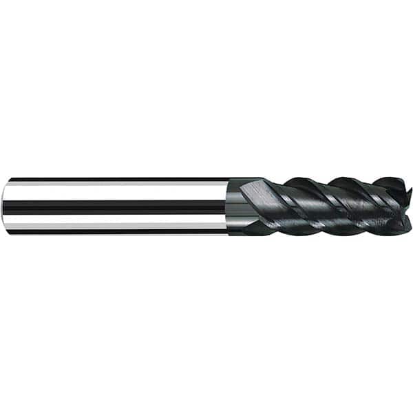 Fraisa - 1/16, 3/8" LOC, 1/8" Shank Diam, 2-1/4" OAL, 4 Flute Solid Carbide Square End Mill - USA Tool & Supply
