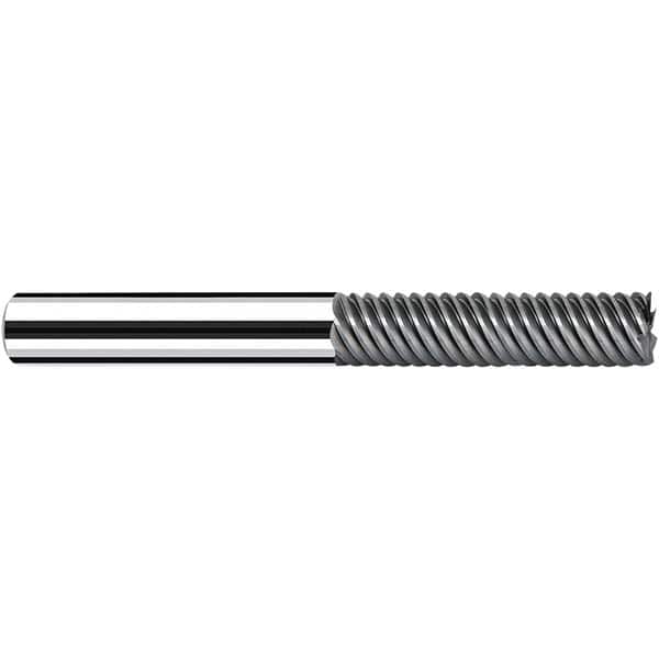 Fraisa - 4mm, 17mm LOC, 63mm OAL, 5 Flute Solid Carbide Square End Mill - USA Tool & Supply
