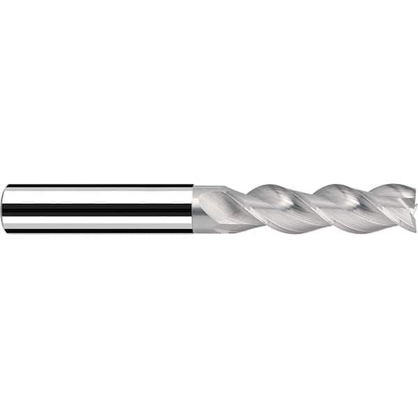 Fraisa - 5/16, 15/16" LOC, 5/16" Shank Diam, 2-1/2" OAL, 3 Flute Solid Carbide Square End Mill - USA Tool & Supply