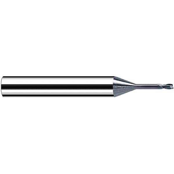 Fraisa - 1.5mm, 1.5mm LOC, 61mm OAL, 2 Flute Solid Carbide Square End Mill - USA Tool & Supply