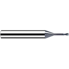 Fraisa - 0.5mm, 6mm LOC, 57mm OAL, 2 Flute Solid Carbide Square End Mill - USA Tool & Supply