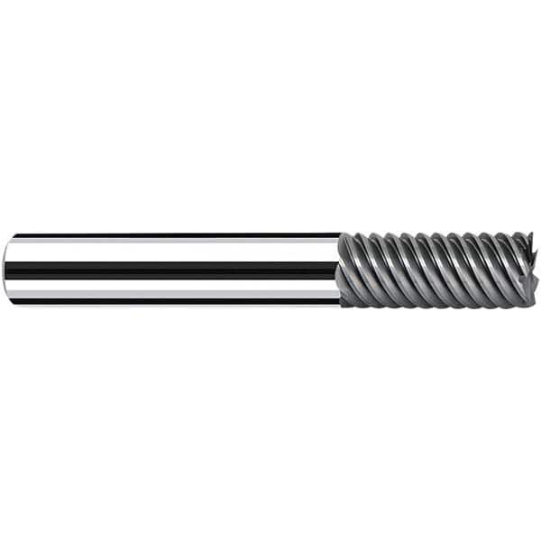Fraisa - 6mm, 13mm LOC, 57mm OAL, 5 Flute Solid Carbide Square End Mill - USA Tool & Supply