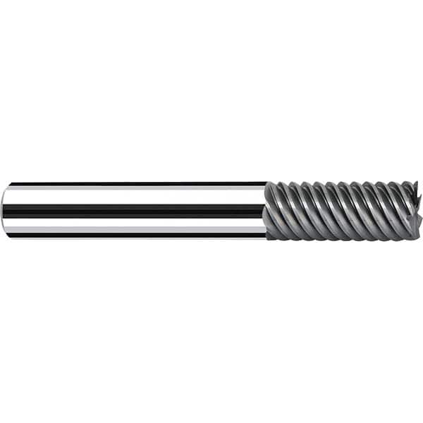 Fraisa - 3/8, 7/8" LOC, 3/8" Shank Diam, 2-1/2" OAL, 7 Flute Solid Carbide Square End Mill - USA Tool & Supply