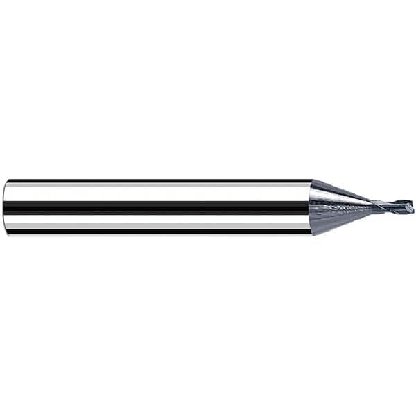 Fraisa - 1mm, 6mm LOC, 57mm OAL, 2 Flute Solid Carbide Square End Mill - USA Tool & Supply