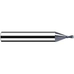 Fraisa - 1mm, 6mm LOC, 57mm OAL, 2 Flute Solid Carbide Square End Mill - USA Tool & Supply