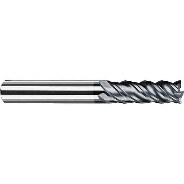 Fraisa - 1, 3" LOC, 1" Shank Diam, 6" OAL, 4 Flute Solid Carbide Square End Mill - USA Tool & Supply