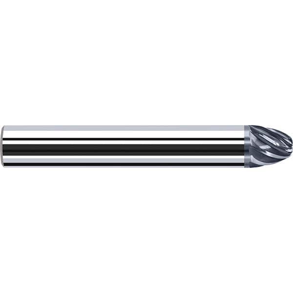 Fraisa - 8 Flute Solid Carbide Circle Segment Taper Form End Mill - USA Tool & Supply