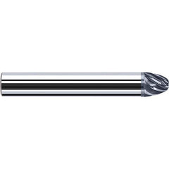 Fraisa - 8 Flute Solid Carbide Circle Segment Taper Form End Mill - USA Tool & Supply