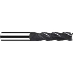 Fraisa - 5mm Diam 3 Flute Solid Carbide 0.3mm Corner Radius End Mill - USA Tool & Supply