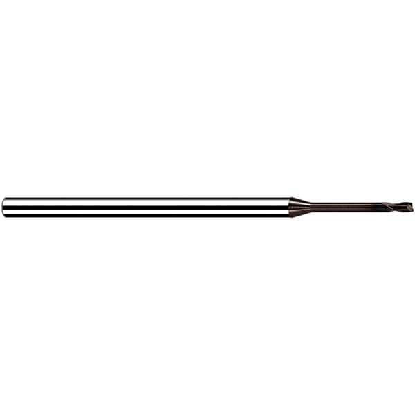 Fraisa - 0.8mm, 0.96mm LOC, 40mm OAL, 2 Flute Solid Carbide Square End Mill - USA Tool & Supply