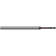 Fraisa - 3mm, 3.6mm LOC, 60mm OAL, 2 Flute Solid Carbide Square End Mill - USA Tool & Supply