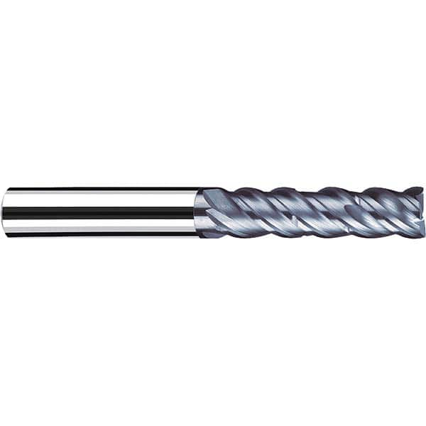 Fraisa - 3/8, 1-1/8" LOC, 3/8" Shank Diam, 3" OAL, 4 Flute Solid Carbide Square End Mill - USA Tool & Supply