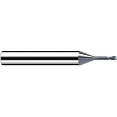 Fraisa - 0.6mm, 6mm LOC, 57mm OAL, 2 Flute Solid Carbide Square End Mill - USA Tool & Supply