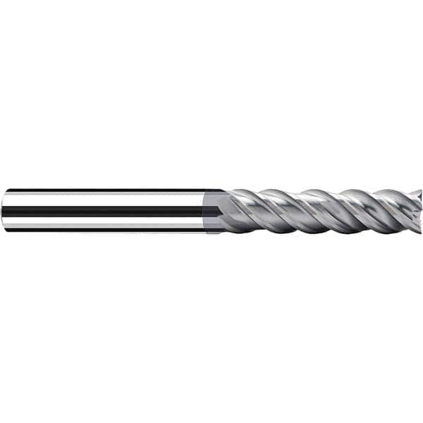 Fraisa - 1/2, 2" LOC, 1/2" Shank Diam, 4-1/4" OAL, 4 Flute Solid Carbide Square End Mill - USA Tool & Supply