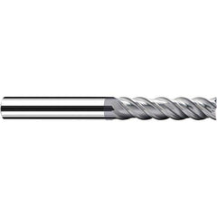 Fraisa - 1/2, 2" LOC, 1/2" Shank Diam, 4-1/4" OAL, 4 Flute Solid Carbide Square End Mill - USA Tool & Supply