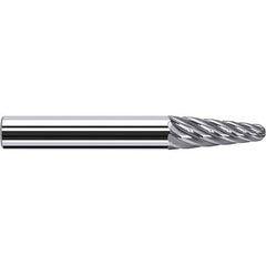 Fraisa - 8 Flute Solid Carbide Circle Segment Taper Form End Mill - USA Tool & Supply