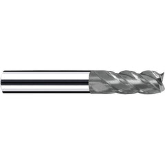 Fraisa - 1/4, 3/4" LOC, 1/4" Shank Diam, 2-1/2" OAL, 4 Flute Solid Carbide Square End Mill - USA Tool & Supply