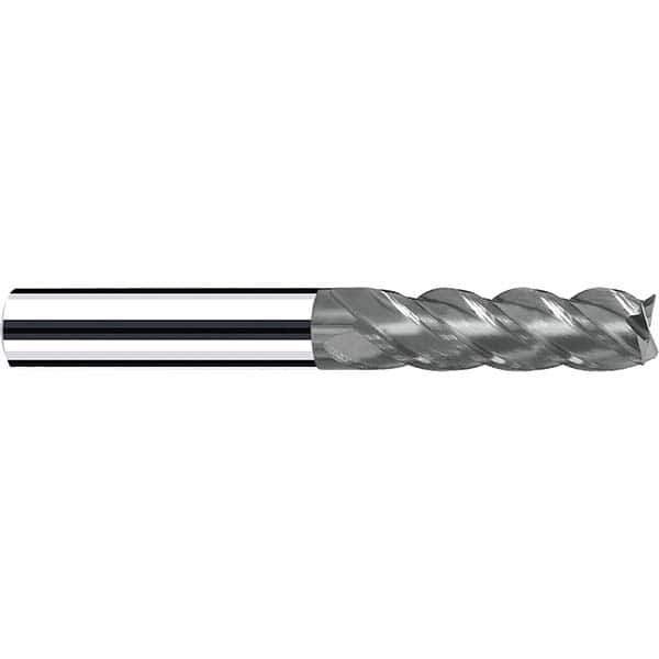 Fraisa - 1/4, 1-1/2" LOC, 1/4" Shank Diam, 4" OAL, 4 Flute Solid Carbide Square End Mill - USA Tool & Supply