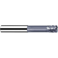 Fraisa - 3/8" Diam 6 Flute Solid Carbide 0.03" Corner Radius End Mill - USA Tool & Supply
