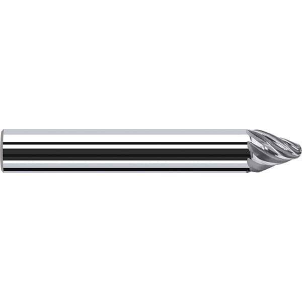 Fraisa - 8 Flute Solid Carbide Circle Segment Taper Form End Mill - USA Tool & Supply