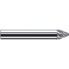 Fraisa - 8 Flute Solid Carbide Circle Segment Taper Form End Mill - USA Tool & Supply