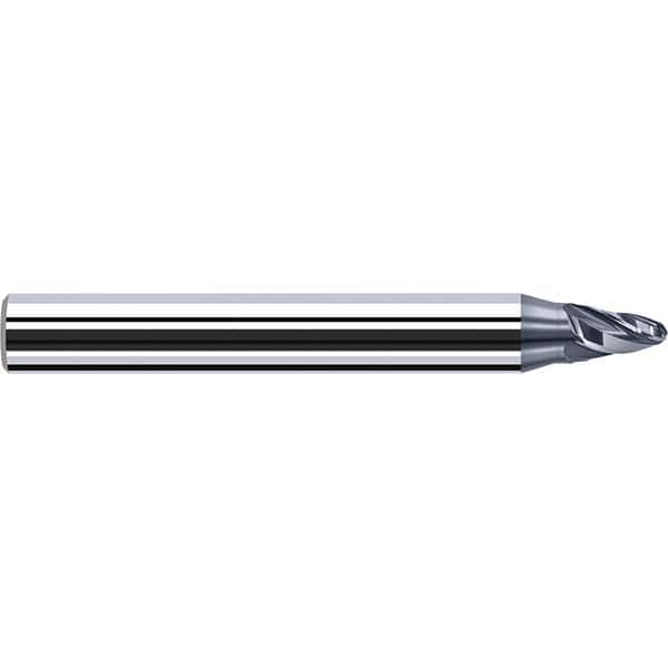 Fraisa - 17.5mm LOC 4 Flute Solid Carbide Circle Segment Taper Form End Mill - USA Tool & Supply