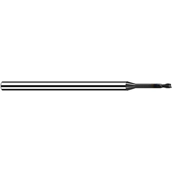Fraisa - 3mm, 3.6mm LOC, 60mm OAL, 2 Flute Solid Carbide Square End Mill - USA Tool & Supply